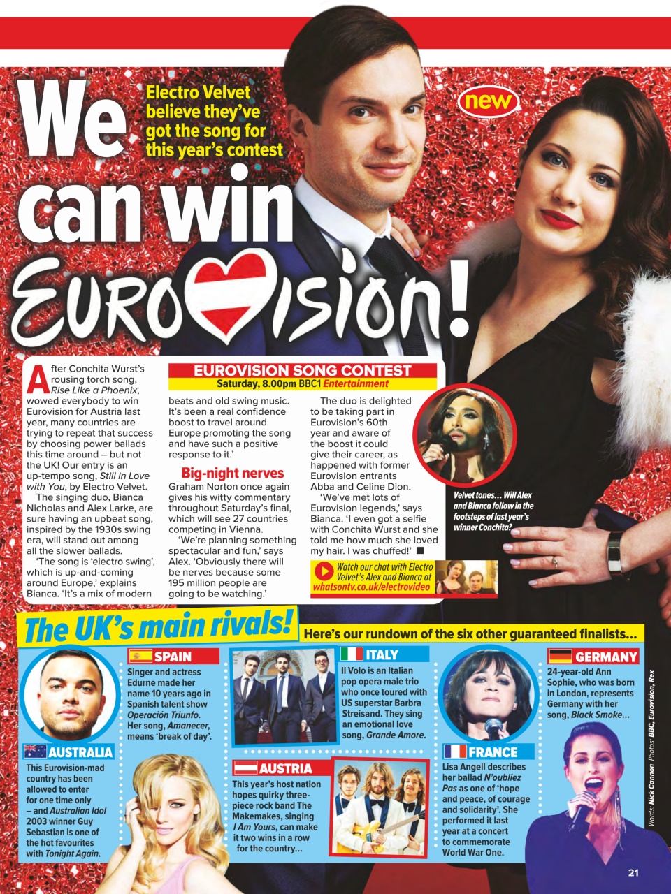 What's on TV Preview Pages