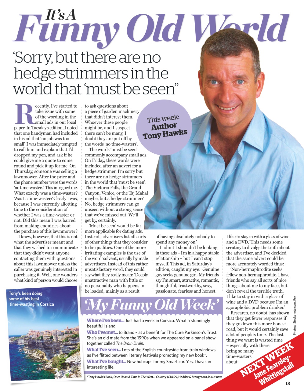 Woman's Weekly Preview Pages