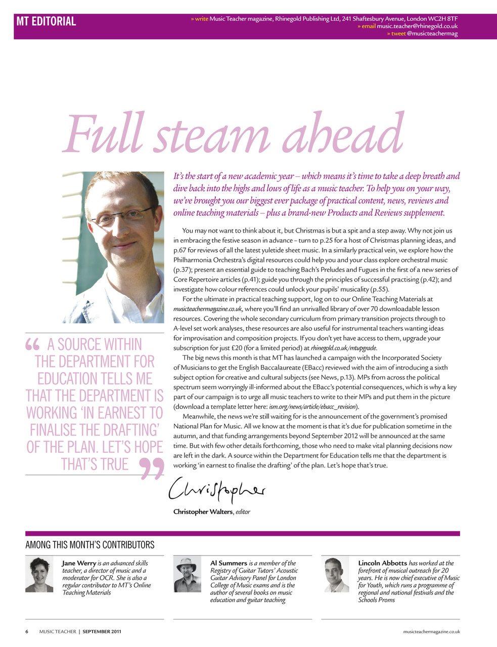 Music Teacher Preview Pages