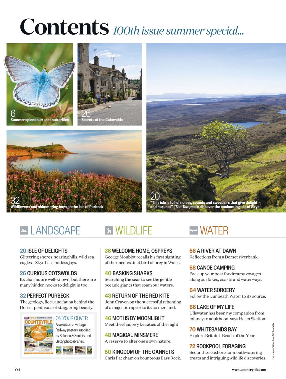 BBC Countryfile Magazine Preview Pages