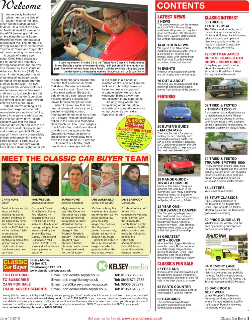 Classic Car Buyer Preview Pages