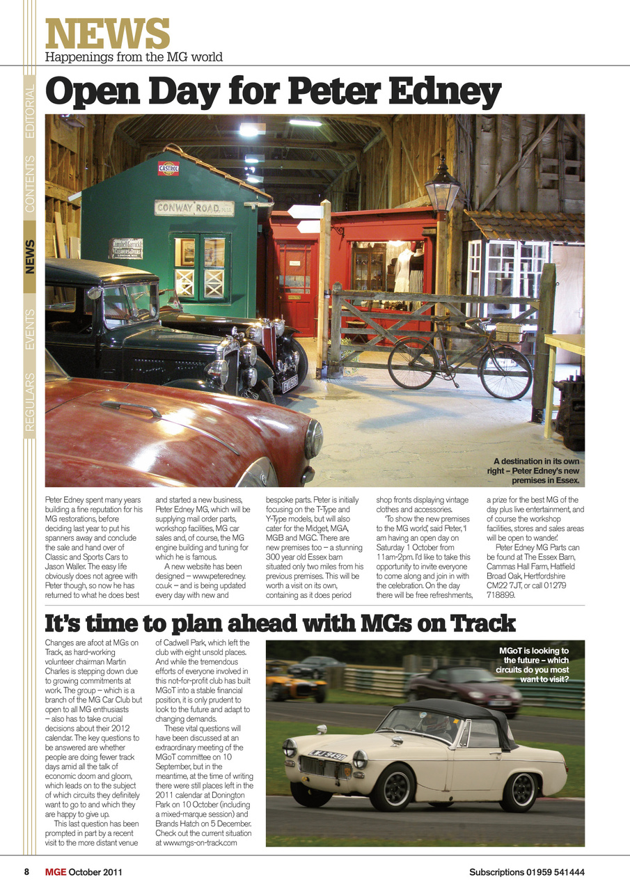 MG Enthusiast Preview Pages