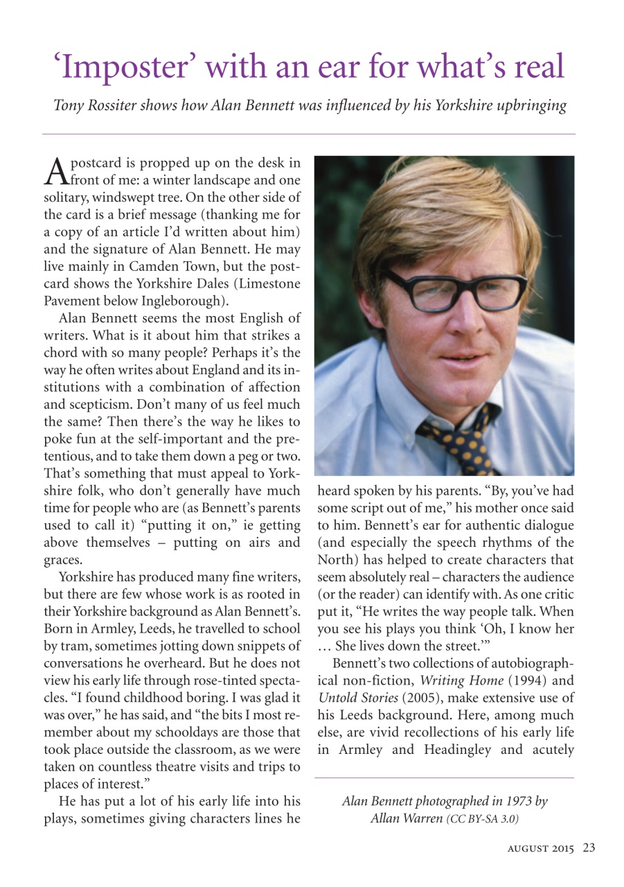 The Yorkshire Dalesman Preview Pages