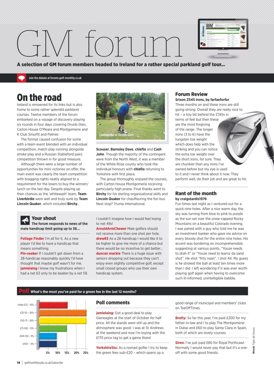 Golf Monthly Preview Pages