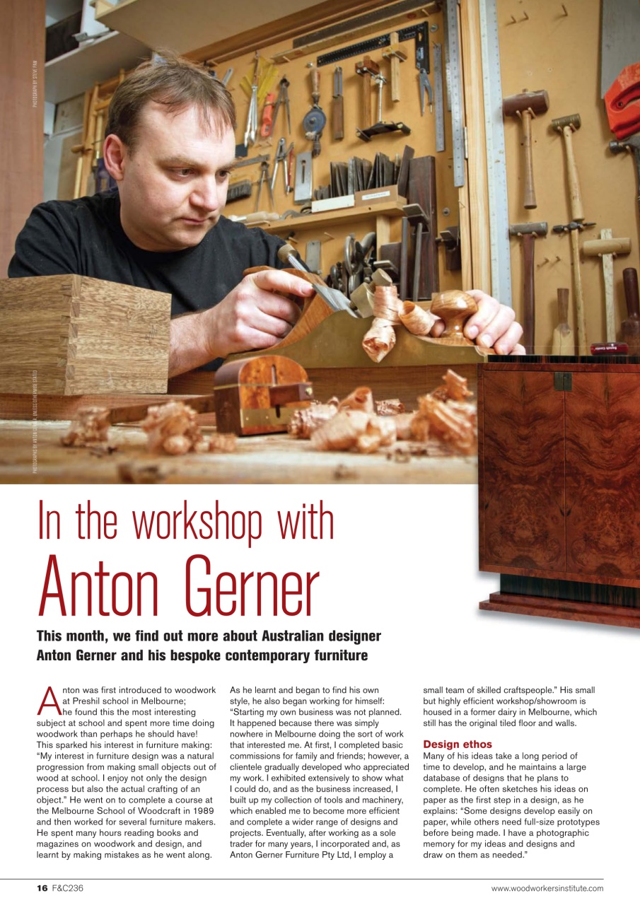Furniture & Cabinetmaking Preview Pages