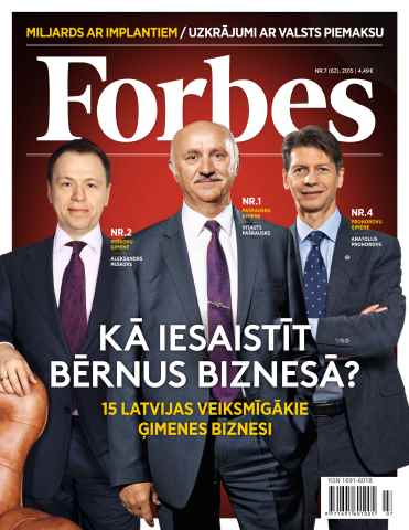 Forbes Latvia issue Forbes Jūlijs '15