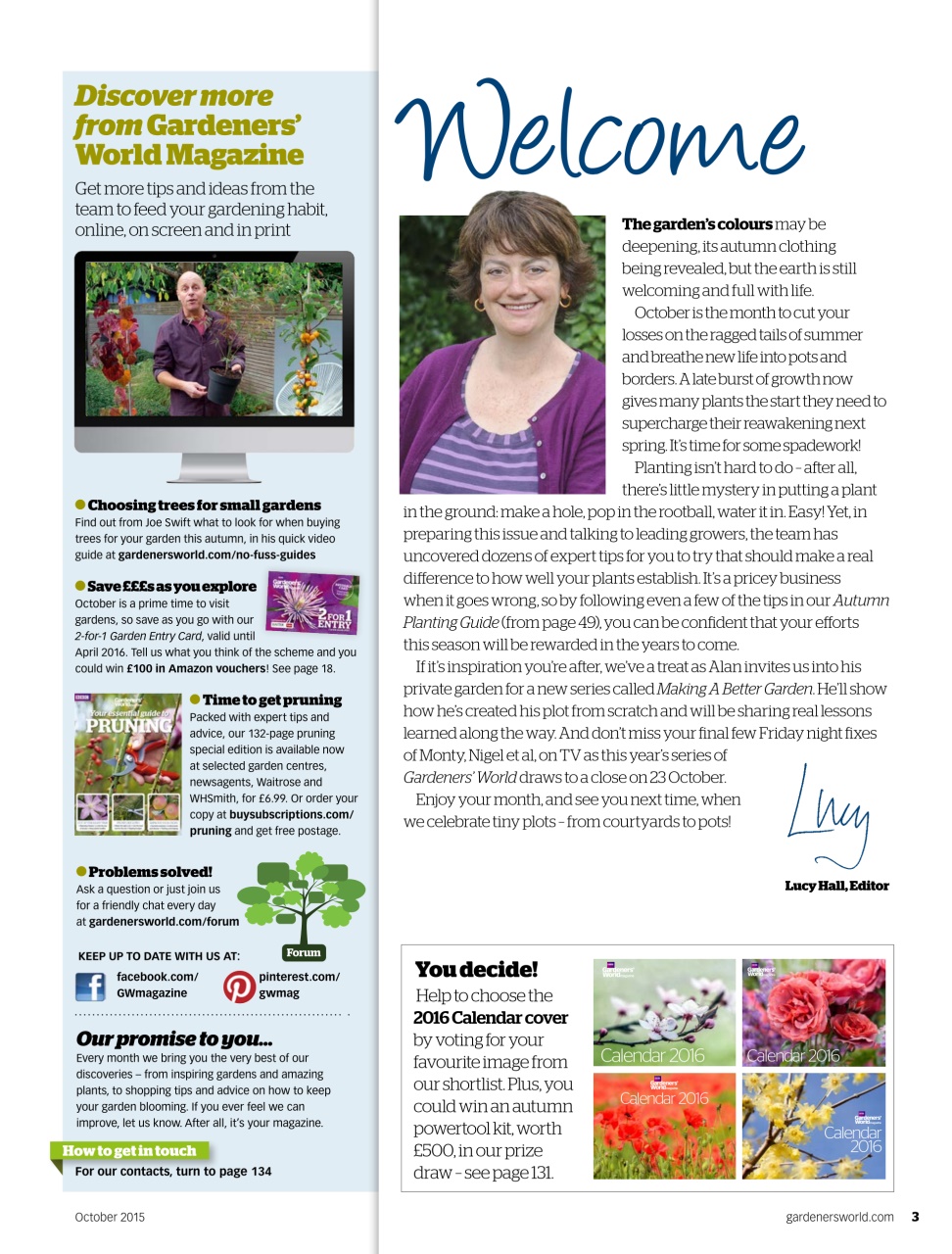 BBC Gardeners’ World Magazine Preview Pages