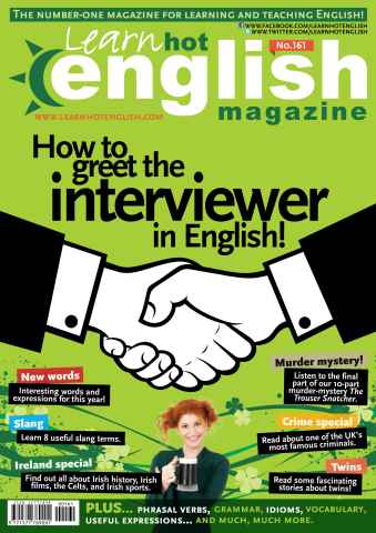 Learn Hot English 161 October issue Learn Hot English 161 October