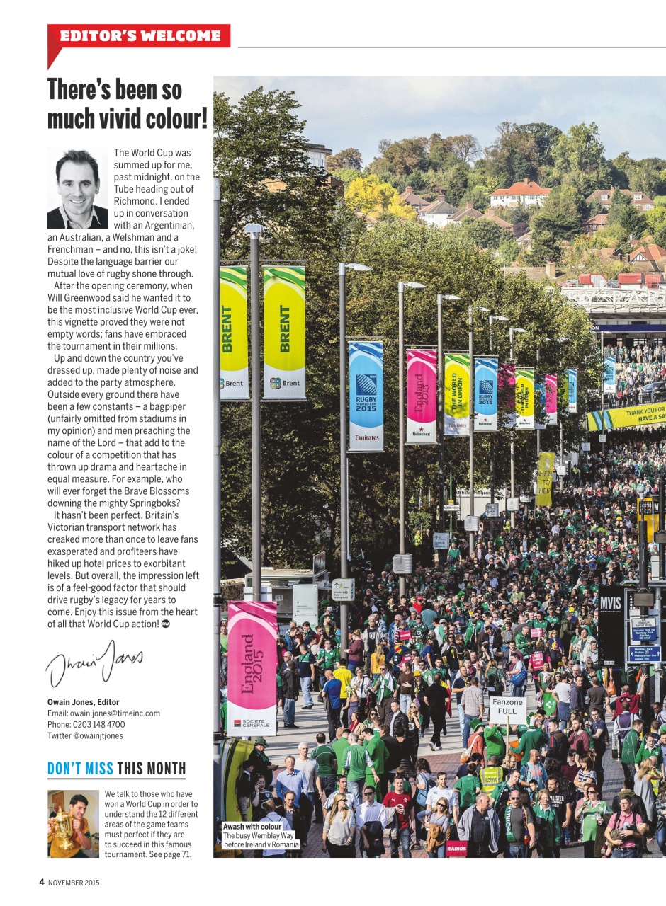 Rugby World Preview Pages