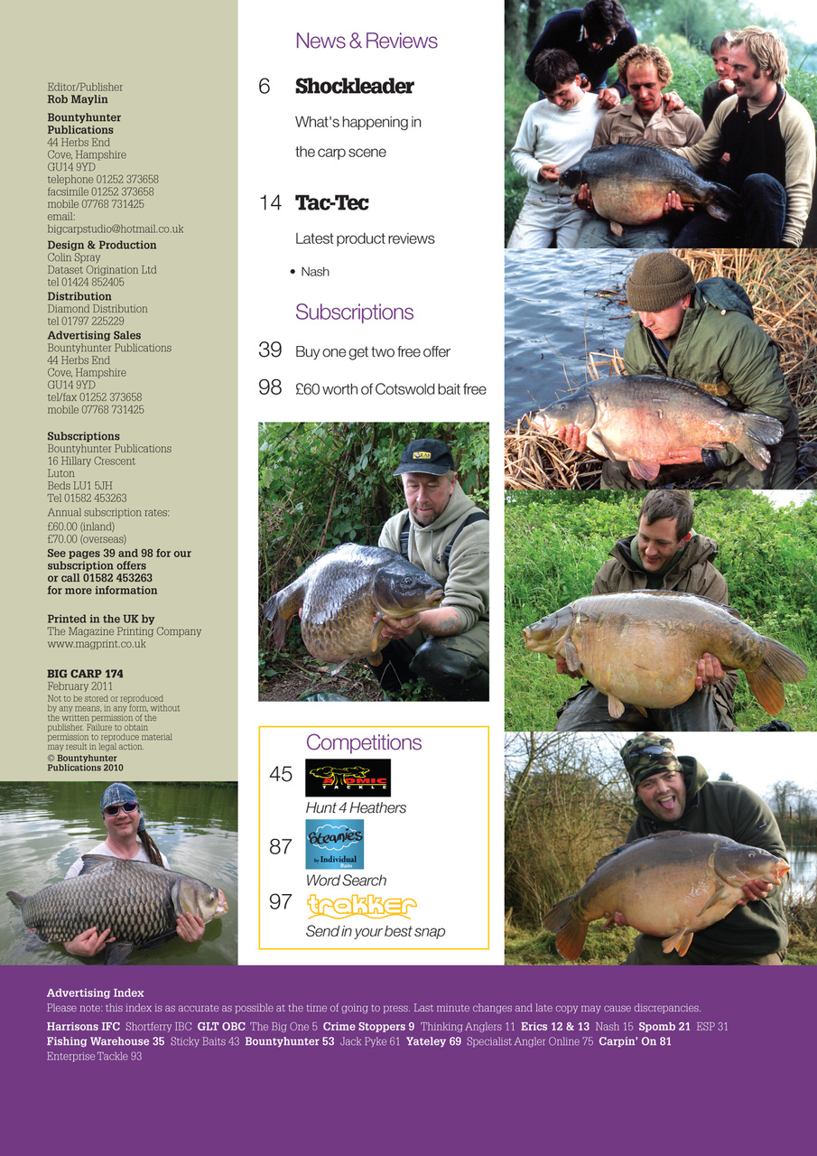 Big Carp Magazine Preview Pages