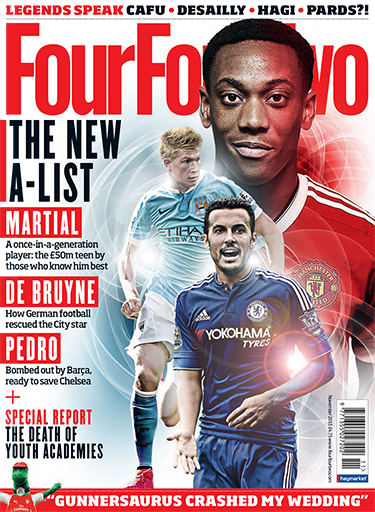 Image result for fourfourtwo magazine martial front cover