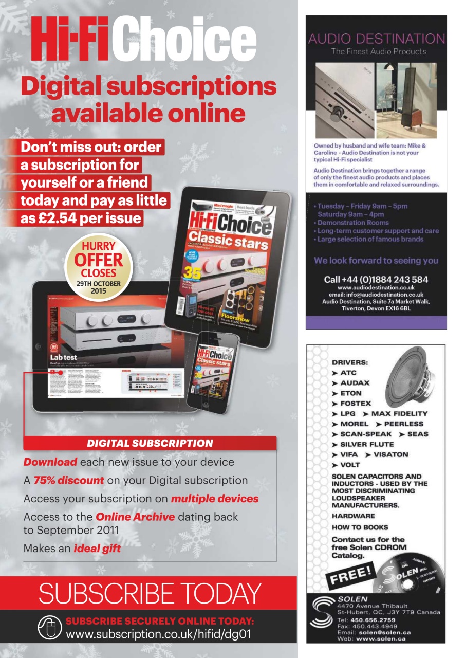 Hi-Fi Choice Preview Pages