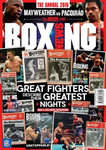 Boxing News Annual 2016 issue Boxing News Annual 2016