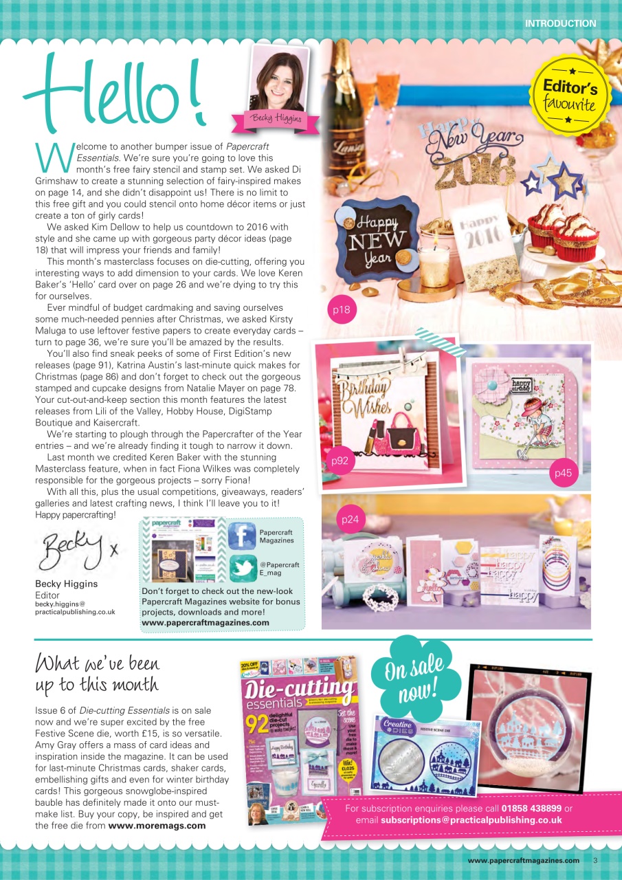 Papercraft Essentials Preview Pages