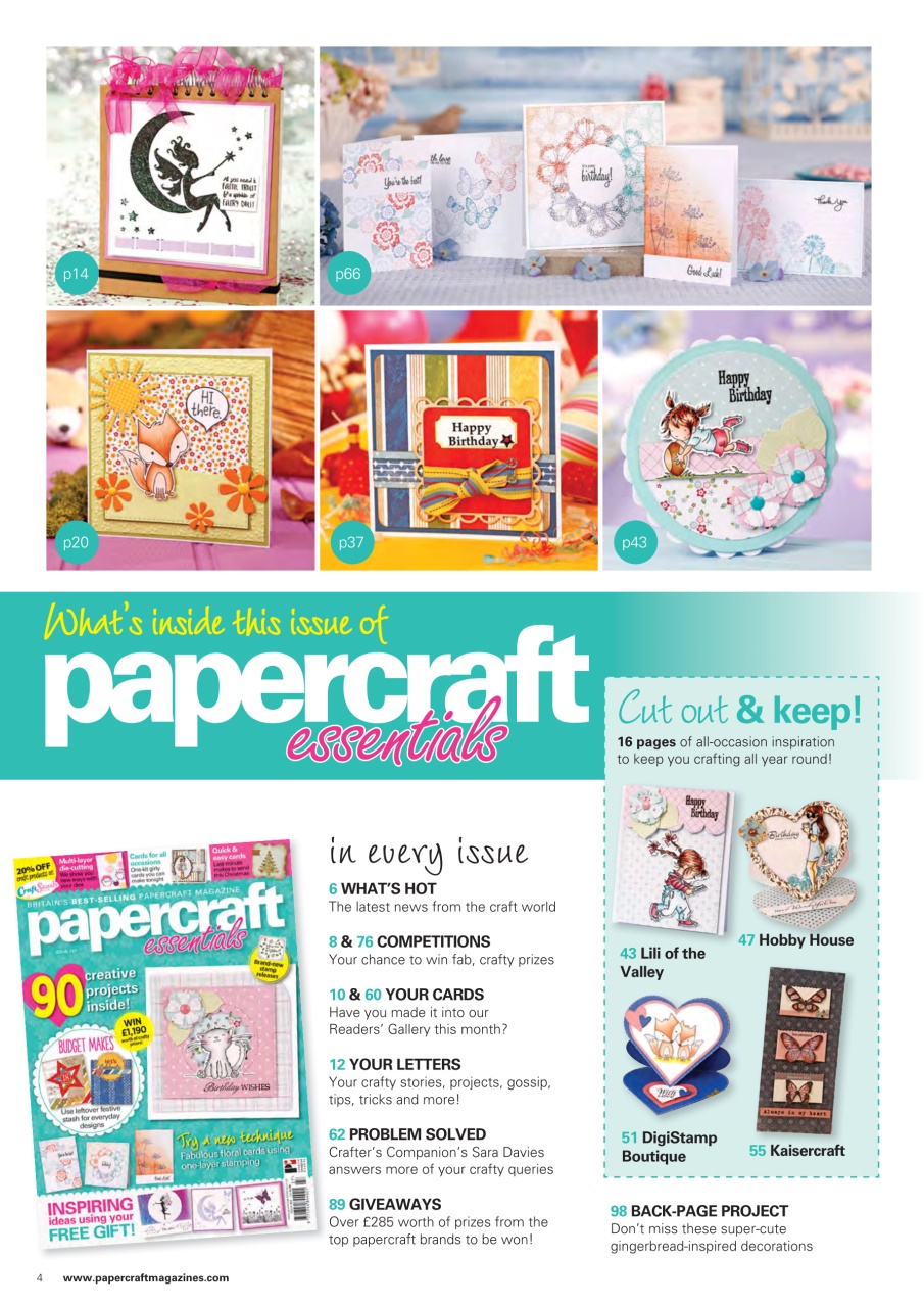 Papercraft Essentials Preview Pages