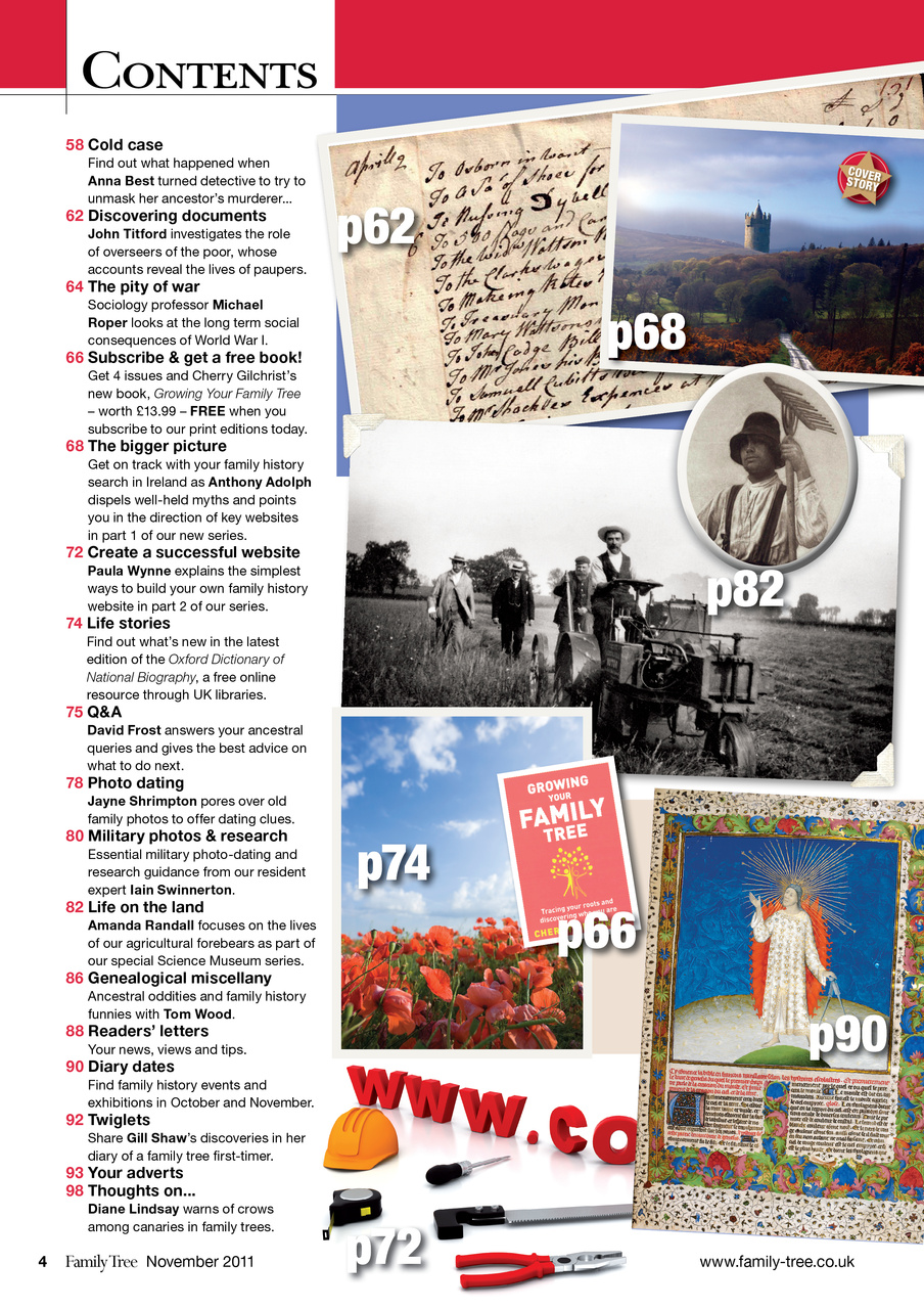 Family Tree Preview Pages