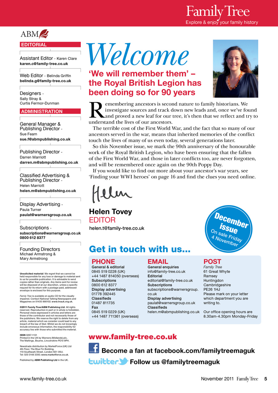 Family Tree Preview Pages