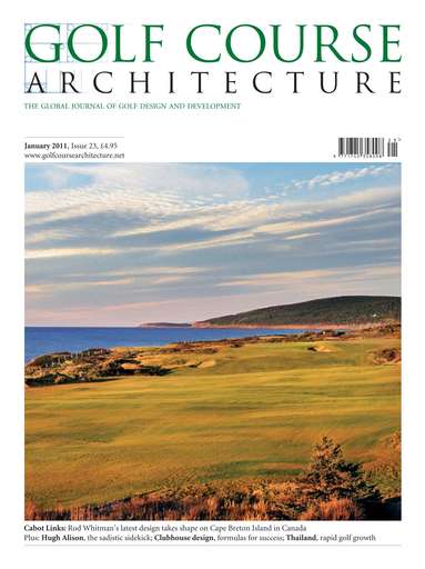 Golf Course Architecture issue 