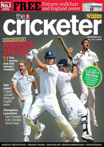 The Cricketer Magazine issue November 2011