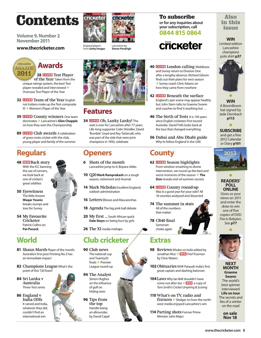 The Cricketer Magazine Preview Pages