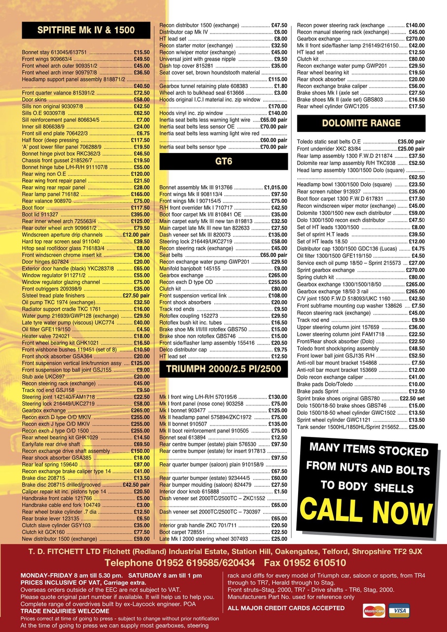 Triumph World Preview Pages