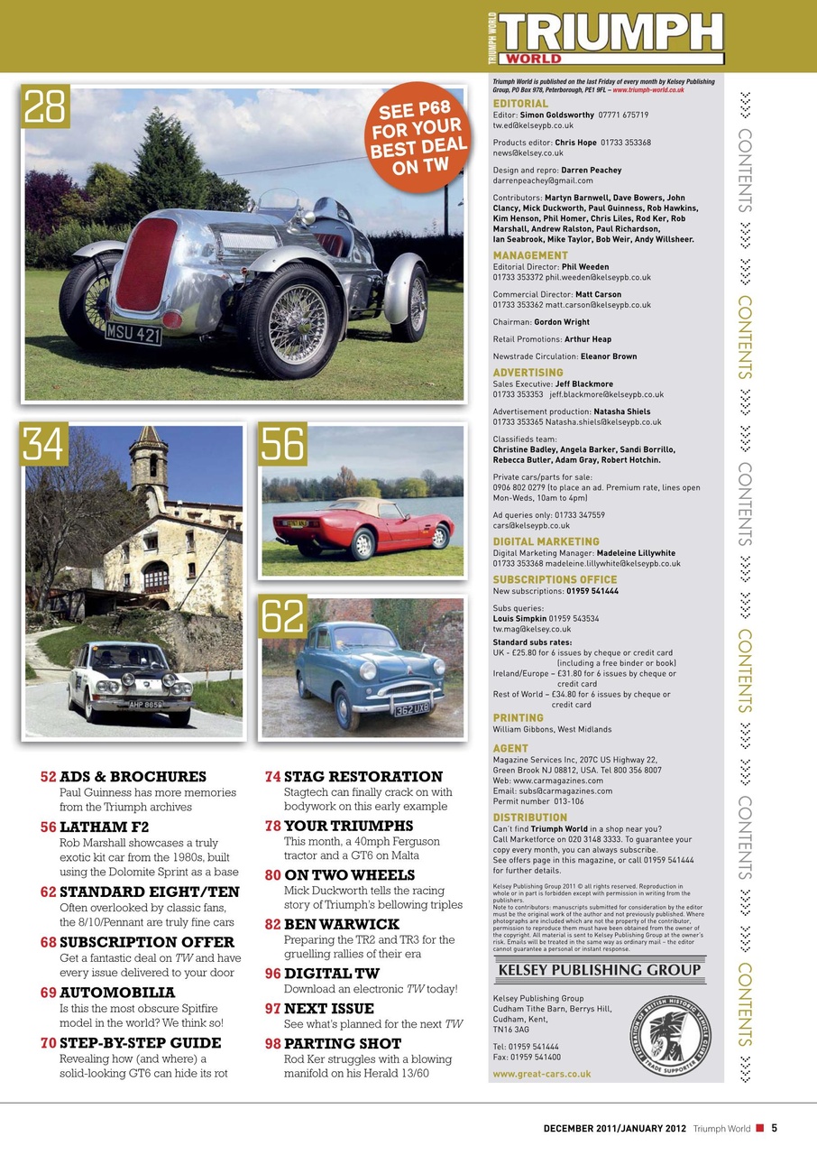 Triumph World Preview Pages