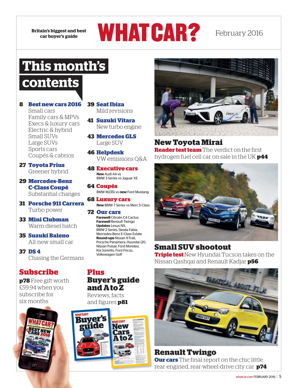 What Car Magazine February 2016