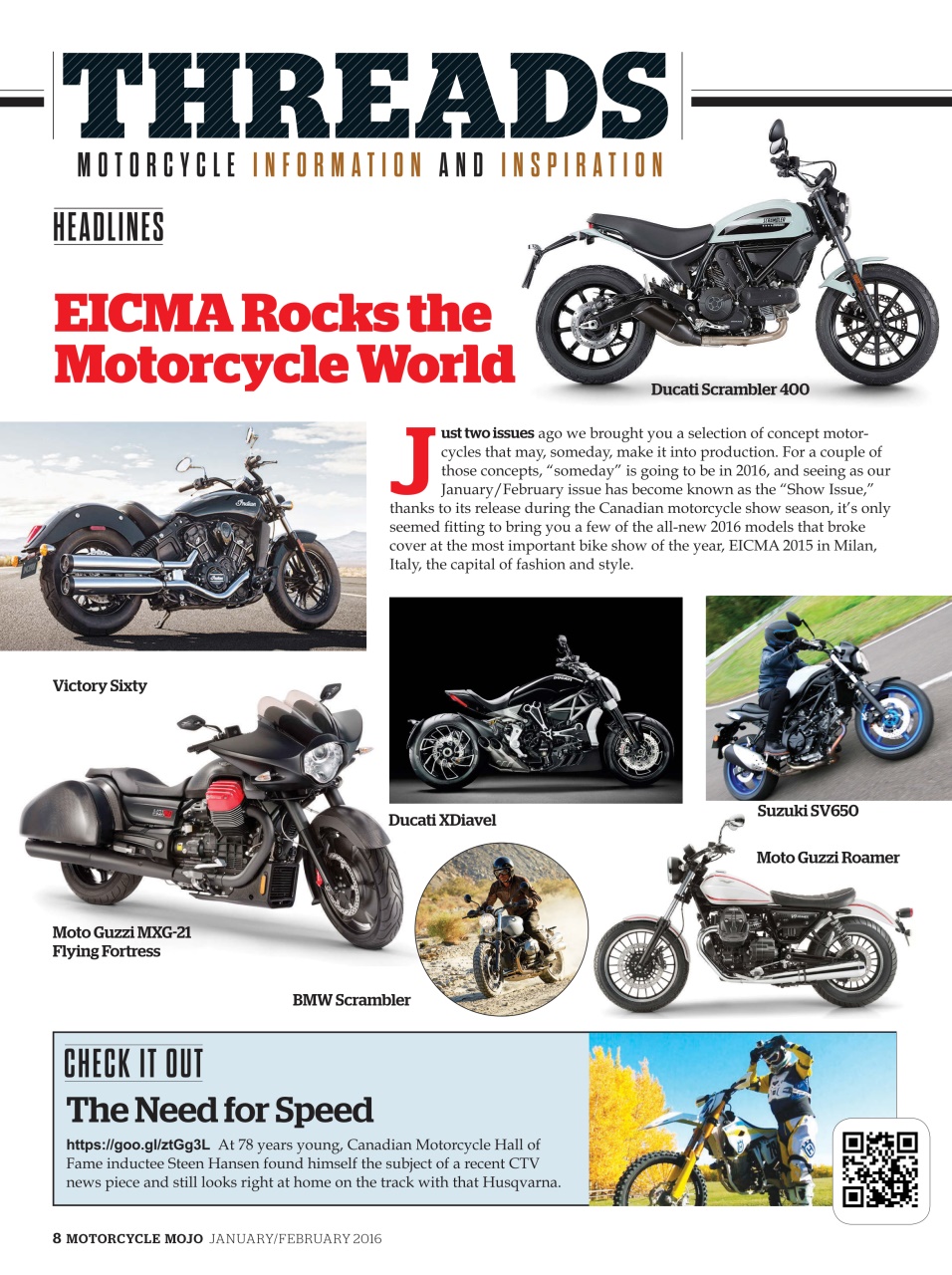 Motorcycle Mojo Preview Pages
