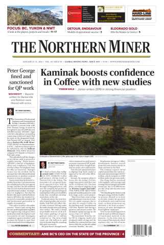 The Northern Miner issue Vol. 101 No. 50