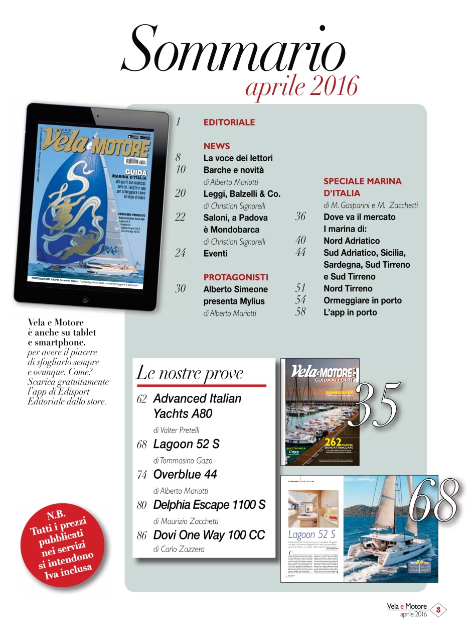 Vela e Motore Preview Pages