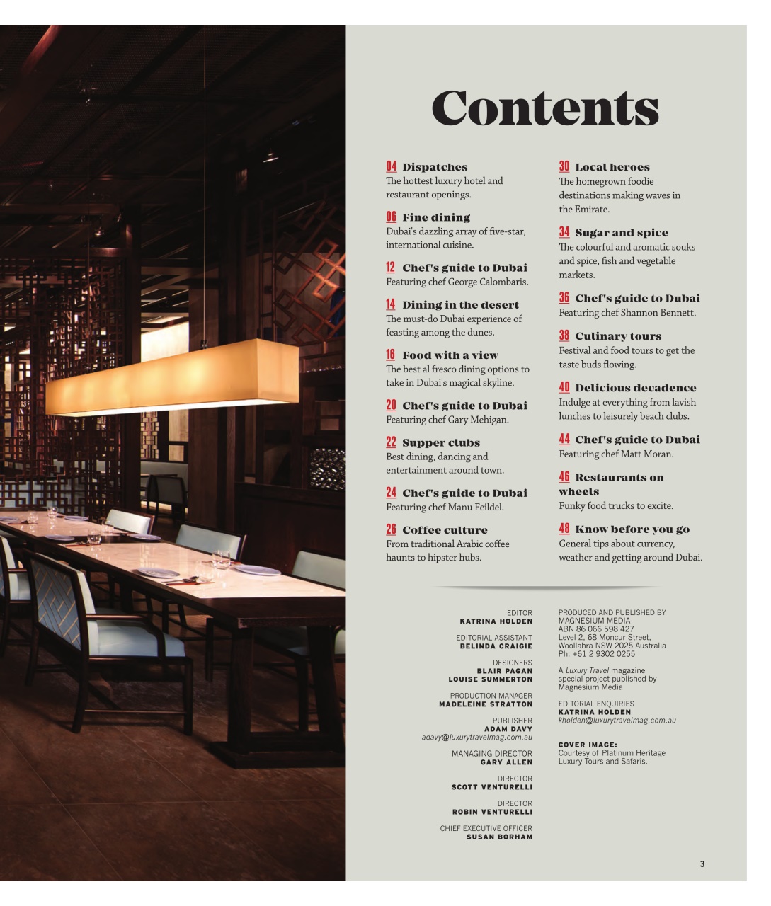 Luxury Travel Preview Pages