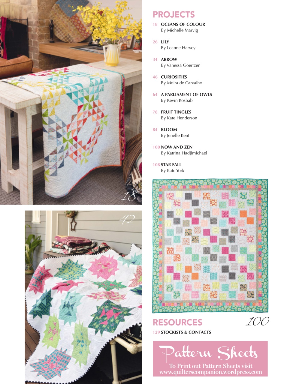 Quilters Companion Preview Pages