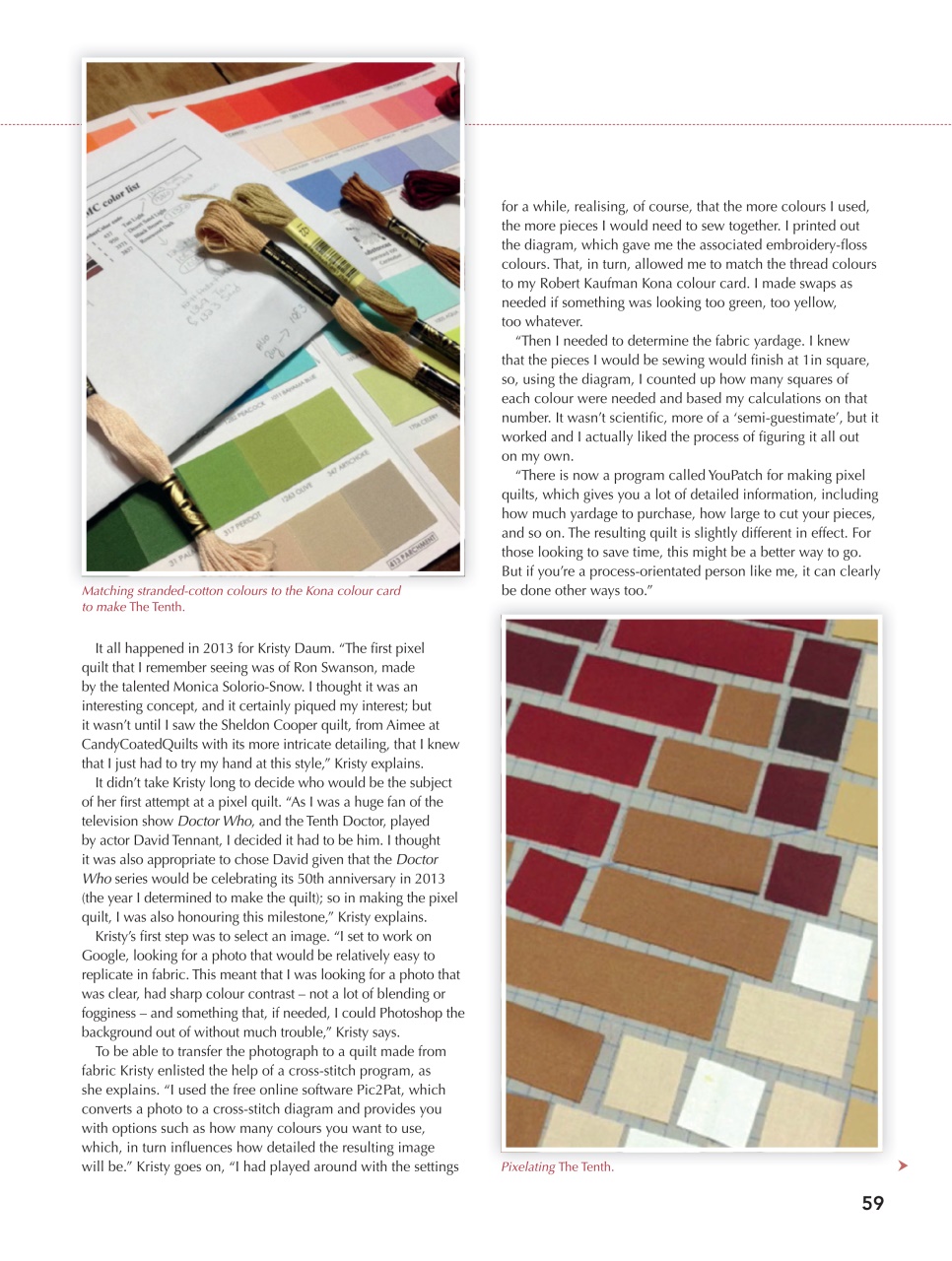 Quilters Companion Preview Pages