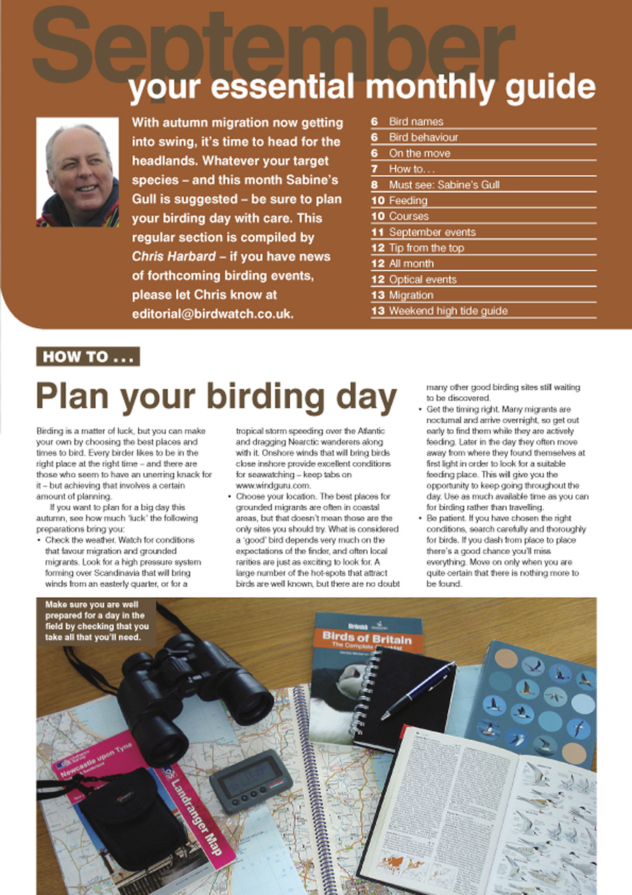 Birdwatch Magazine Preview Pages