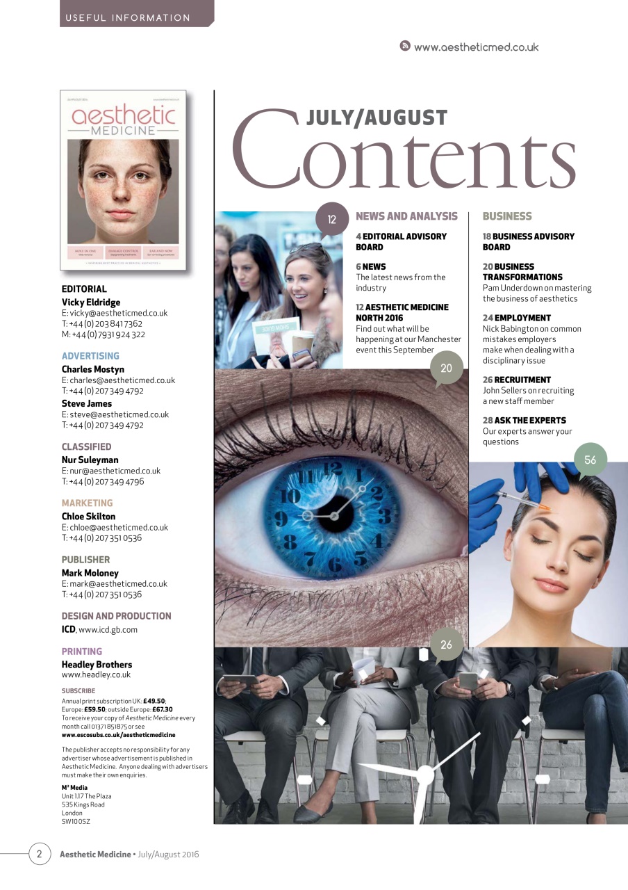 Aesthetic Medicine Preview Pages