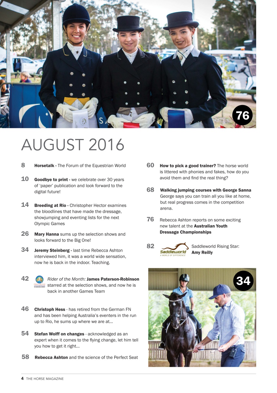 The Horse Magazine Preview Pages