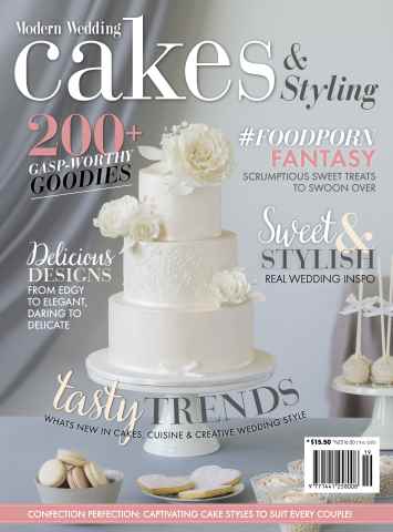Modern Wedding Cakes - Issue 19 issue Modern Wedding Cakes - Issue 19