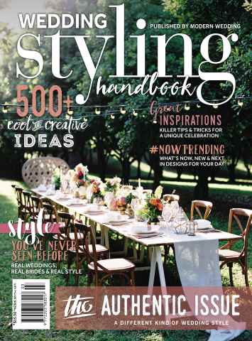 Modern Wedding Styling Handbook - Issue 3 issue Modern Wedding Styling Handbook - Issue 3