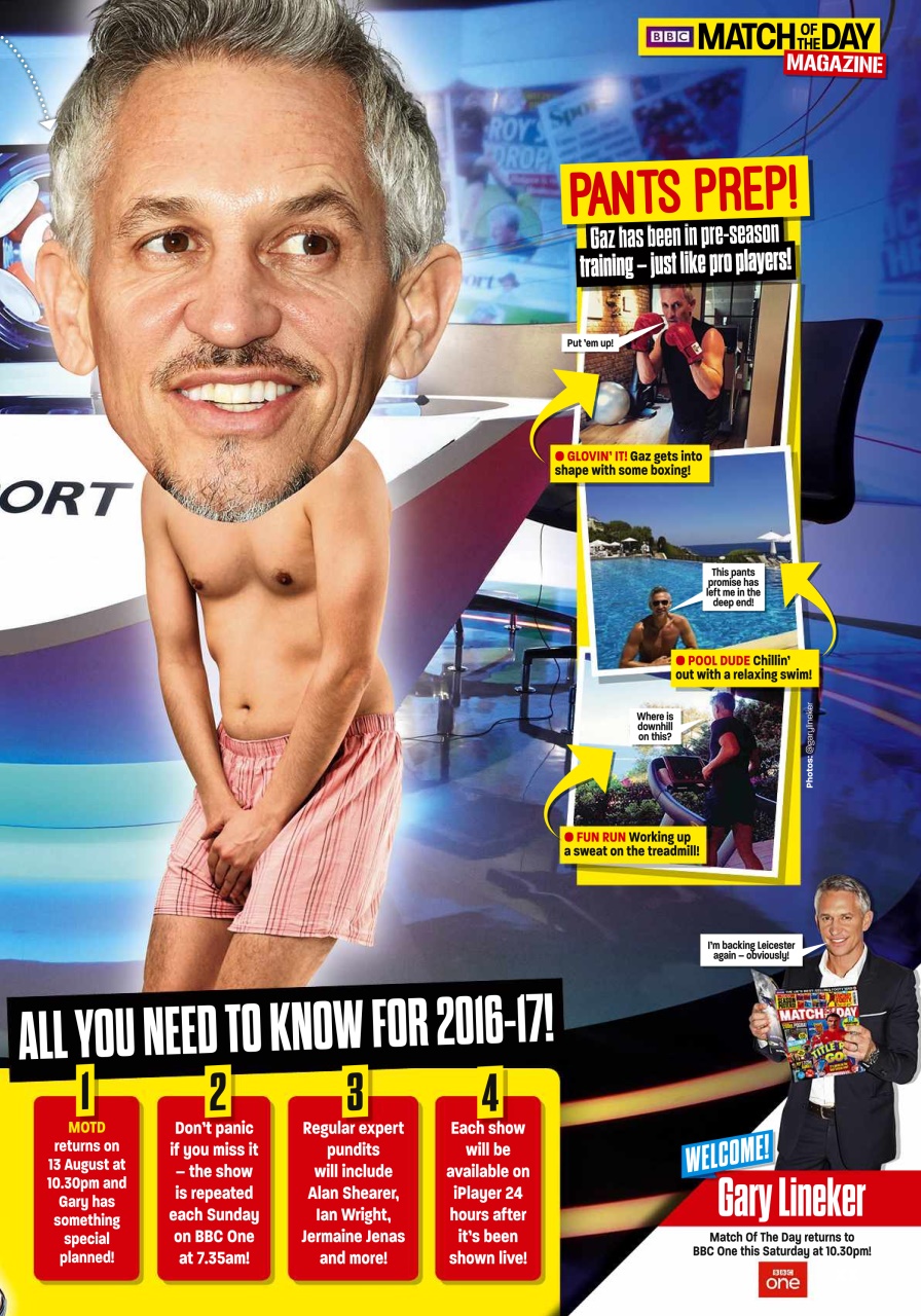 Match of the Day Preview Pages