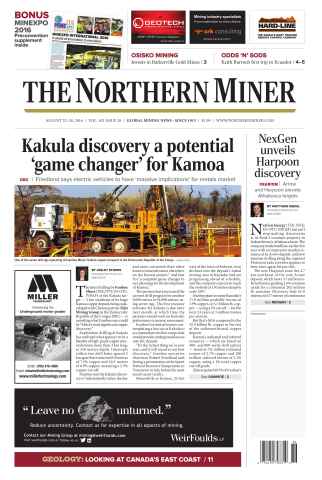 The Northern Miner issue Vol. 102 No. 28