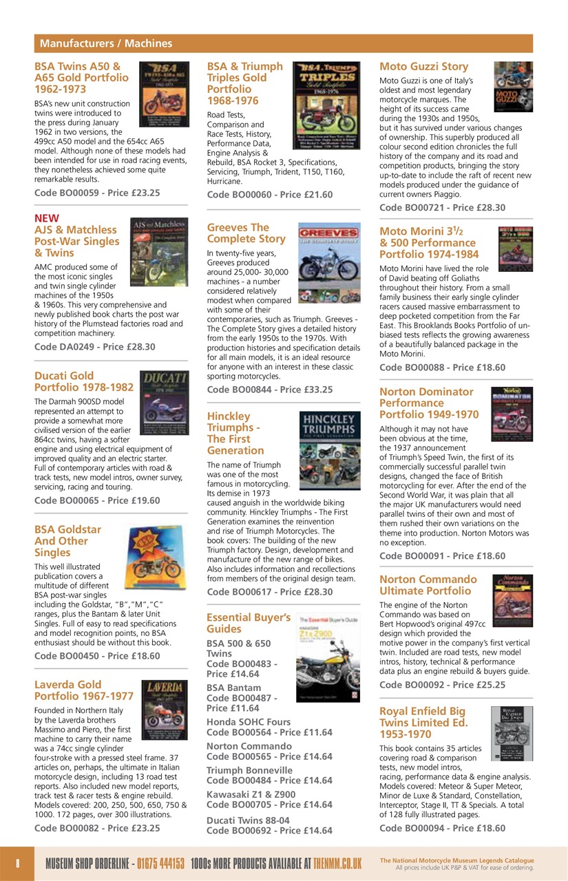 Classic Bike Guide Preview Pages