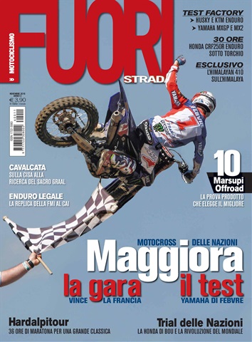 Motociclismo Fuoristrada 11 2016 issue Motociclismo Fuoristrada 11 2016