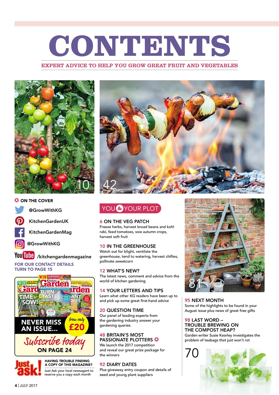 Kitchen Garden Magazine Preview Pages