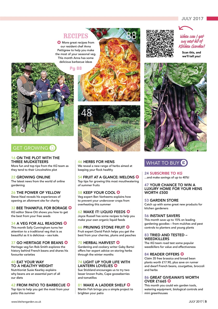 Kitchen Garden Magazine Preview Pages