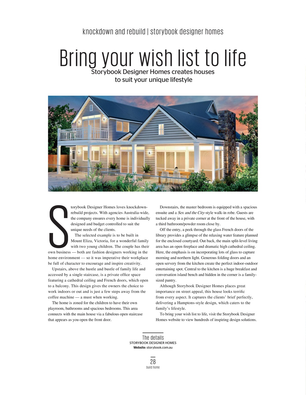 Build Home Victoria Preview Pages