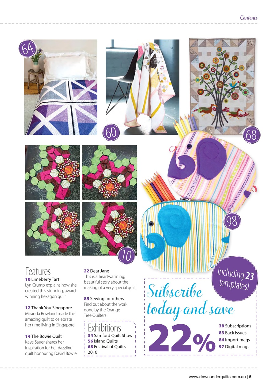 Down Under Quilts Preview Pages