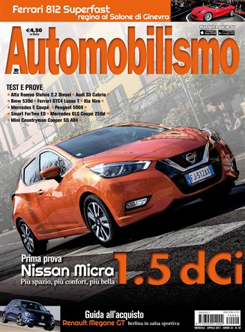 Automobilismo 4 2017 issue Automobilismo 4 2017