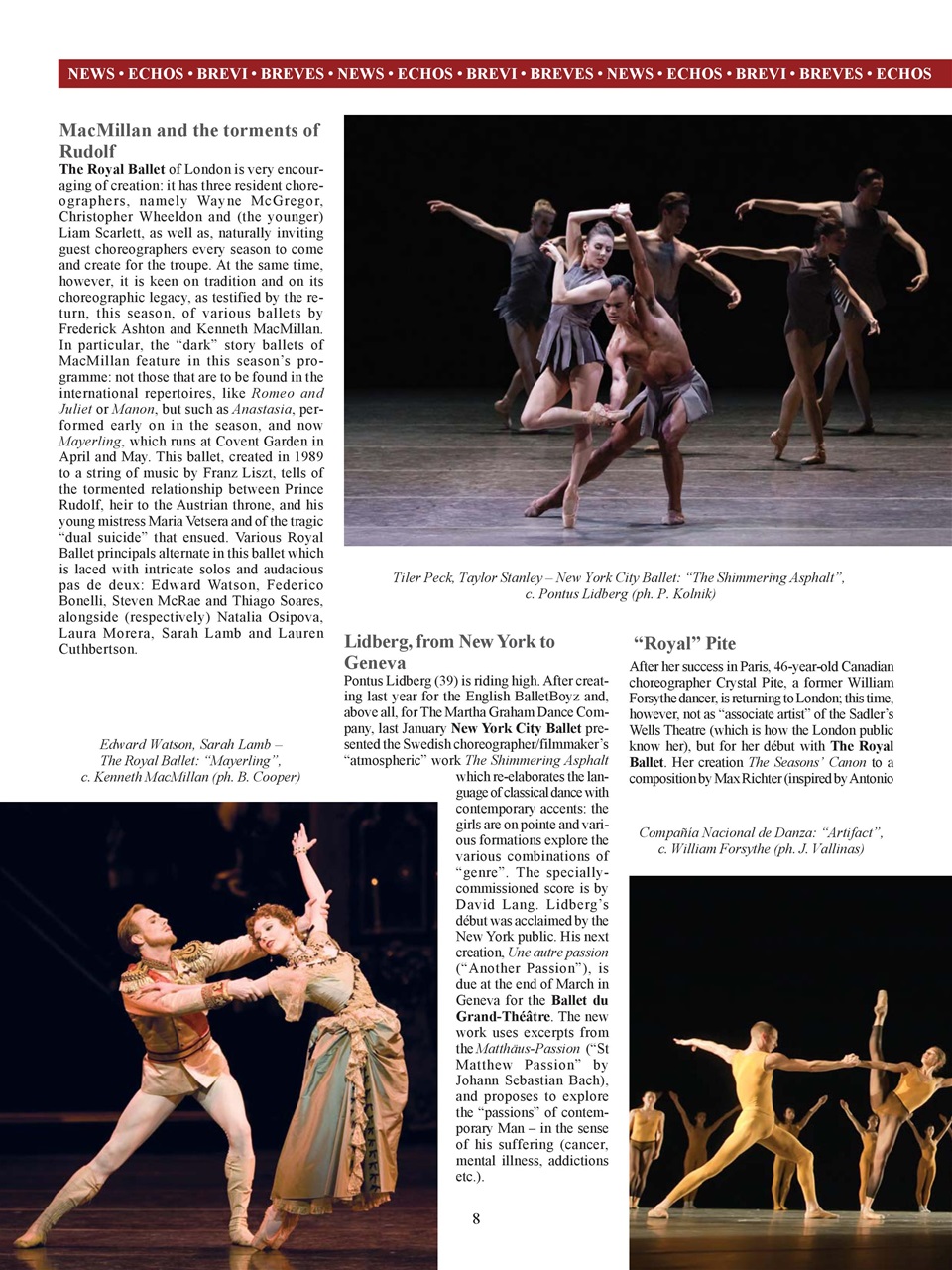 BALLET2000 English Edition Preview Pages