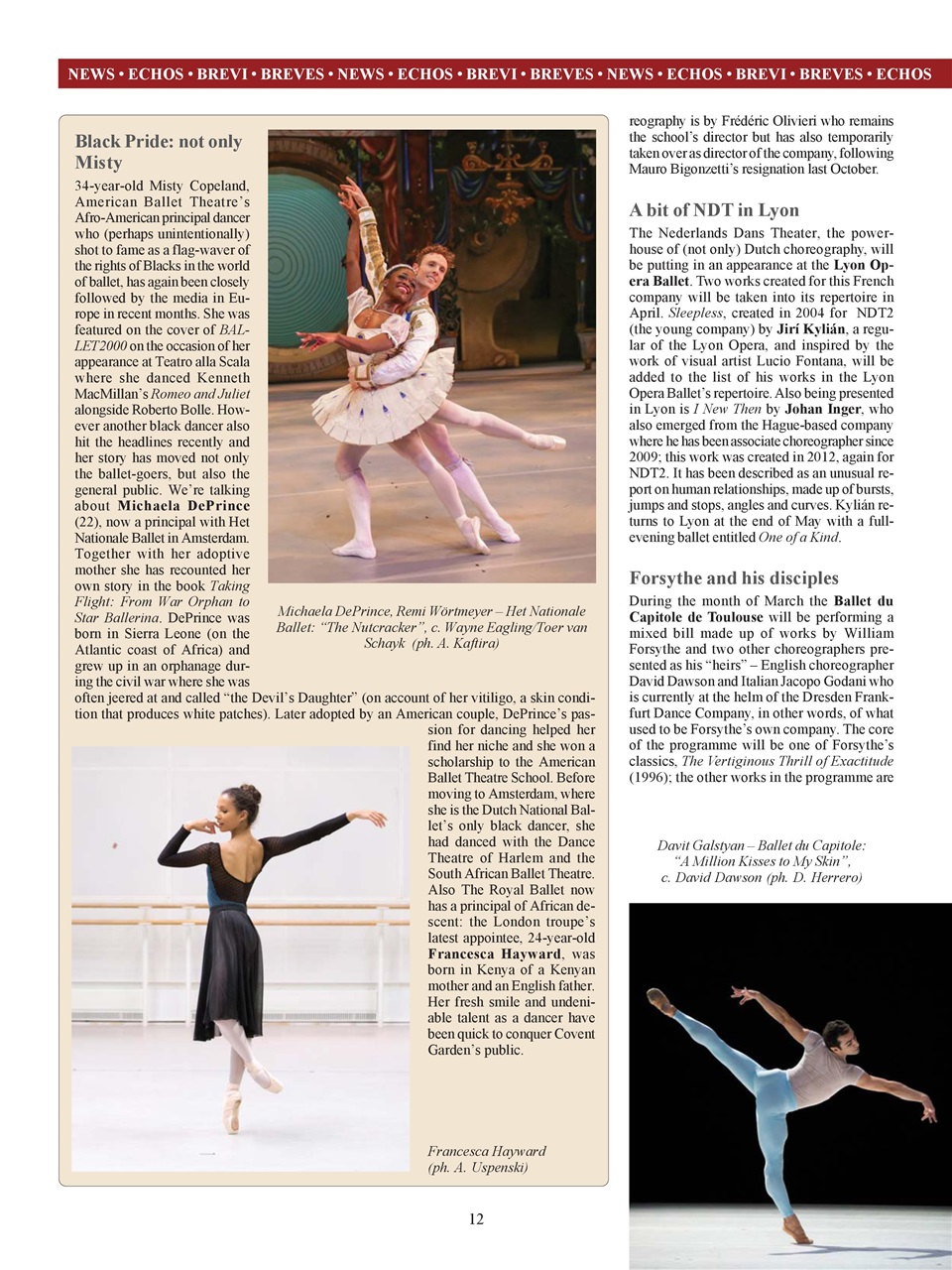 BALLET2000 English Edition Preview Pages