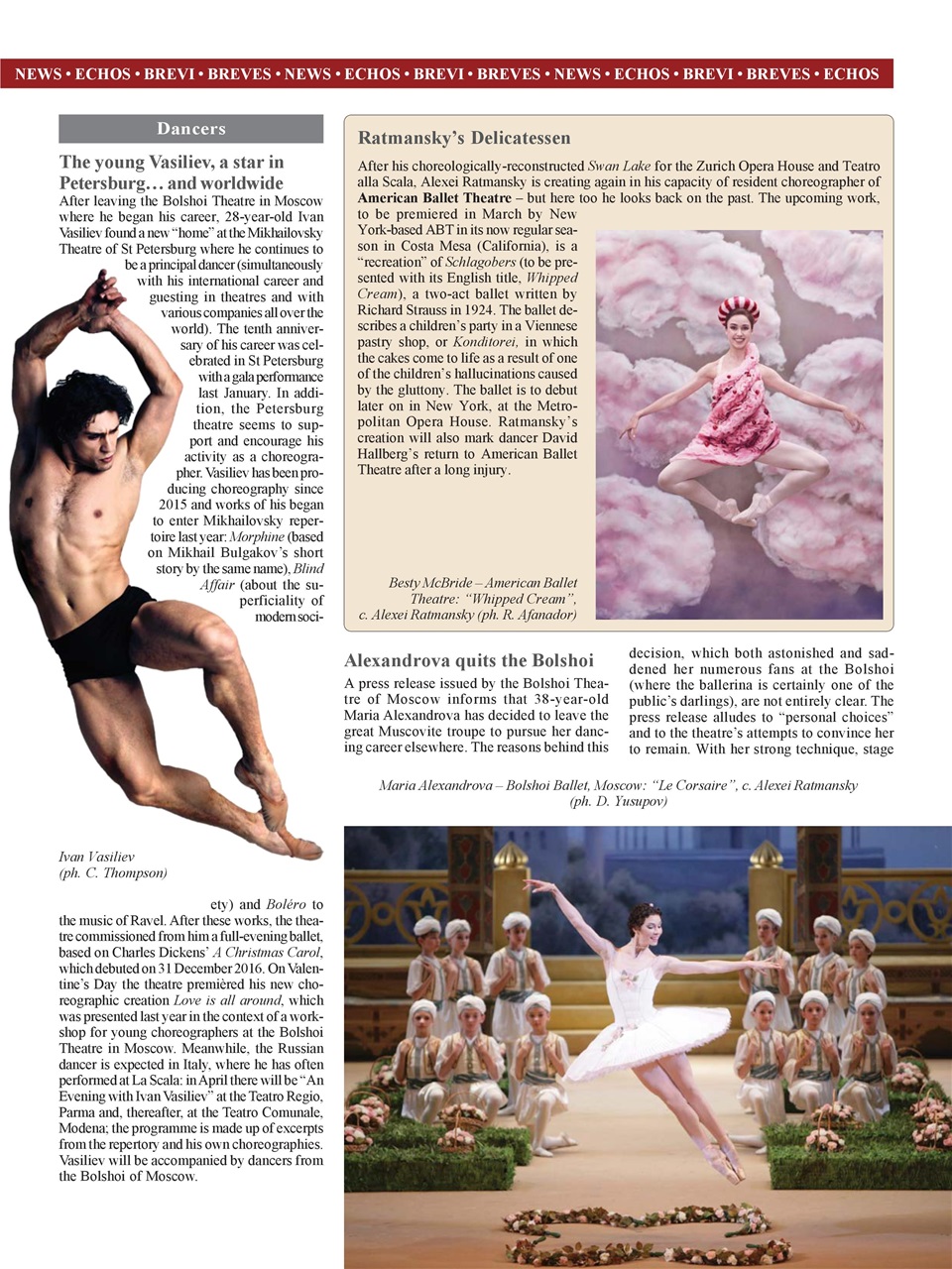 BALLET2000 English Edition Preview Pages